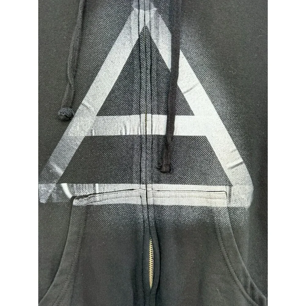Tultex Black Hoodie Yes This Is A Cult Size Large Black Zip-Up - Picture 6 of 12